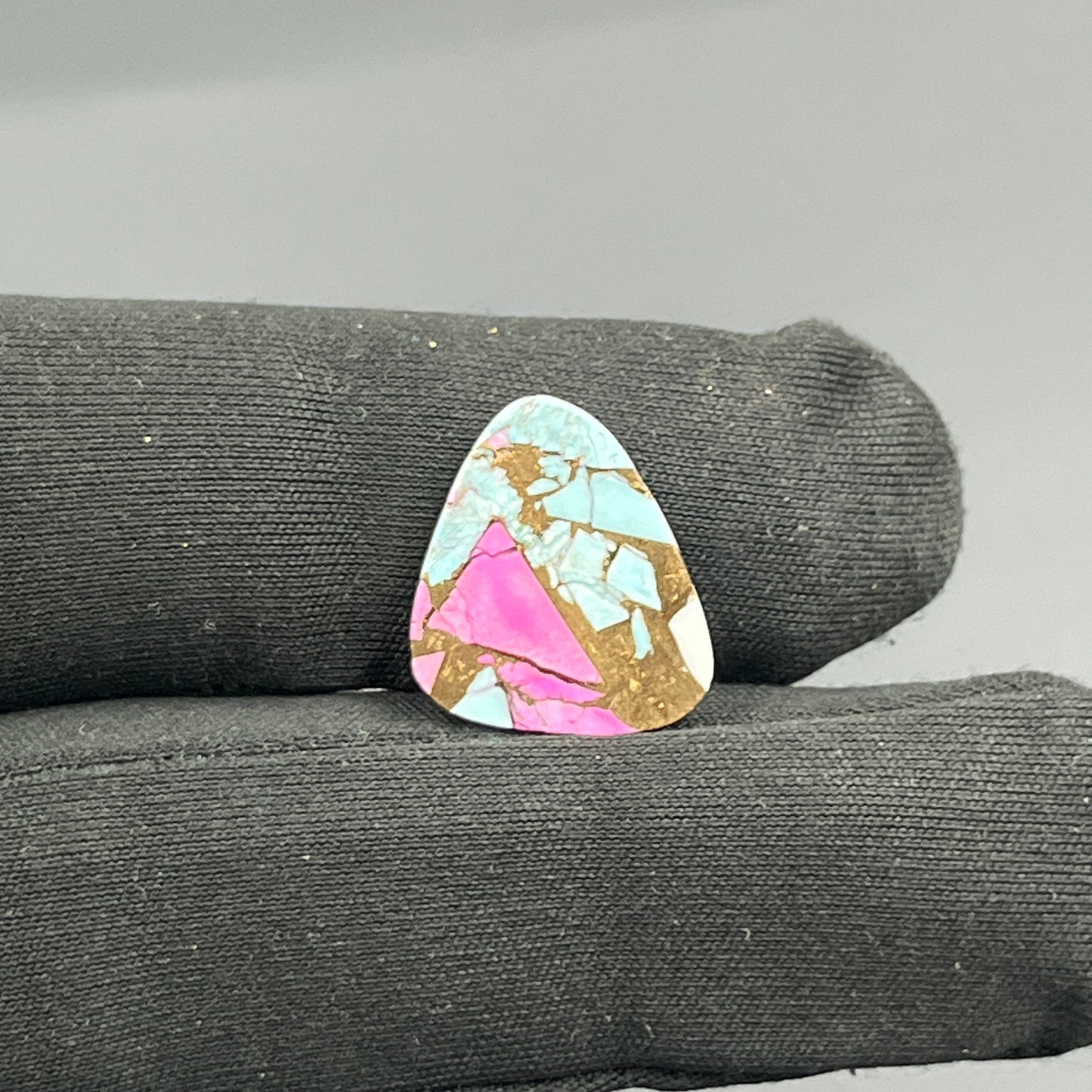 Cotton Candy Dahlia Cabochon - Tumble