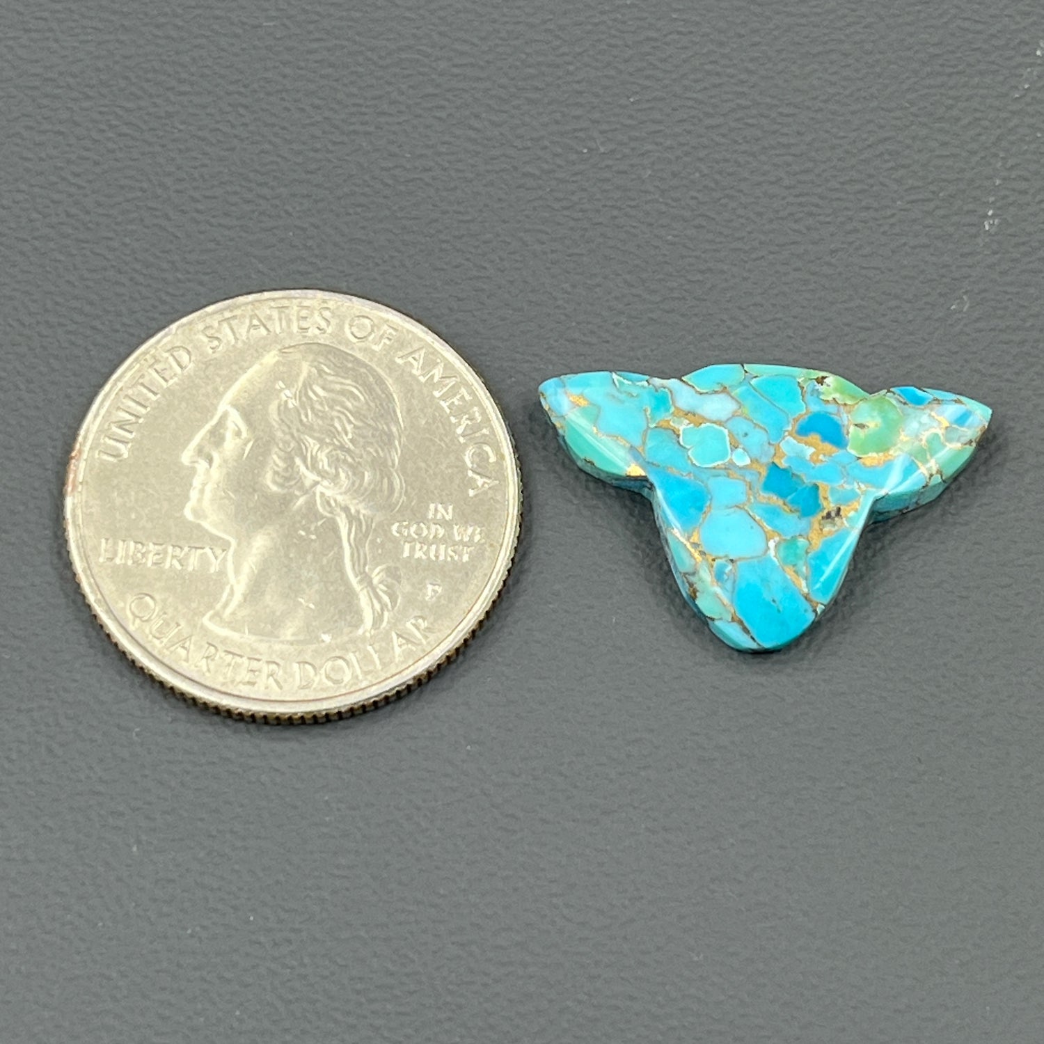 Kingman Blue Copper Turquoise - Loose Cab - Cow Head