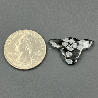 Snowflake Obsidian - Loose Cab - Cow Head