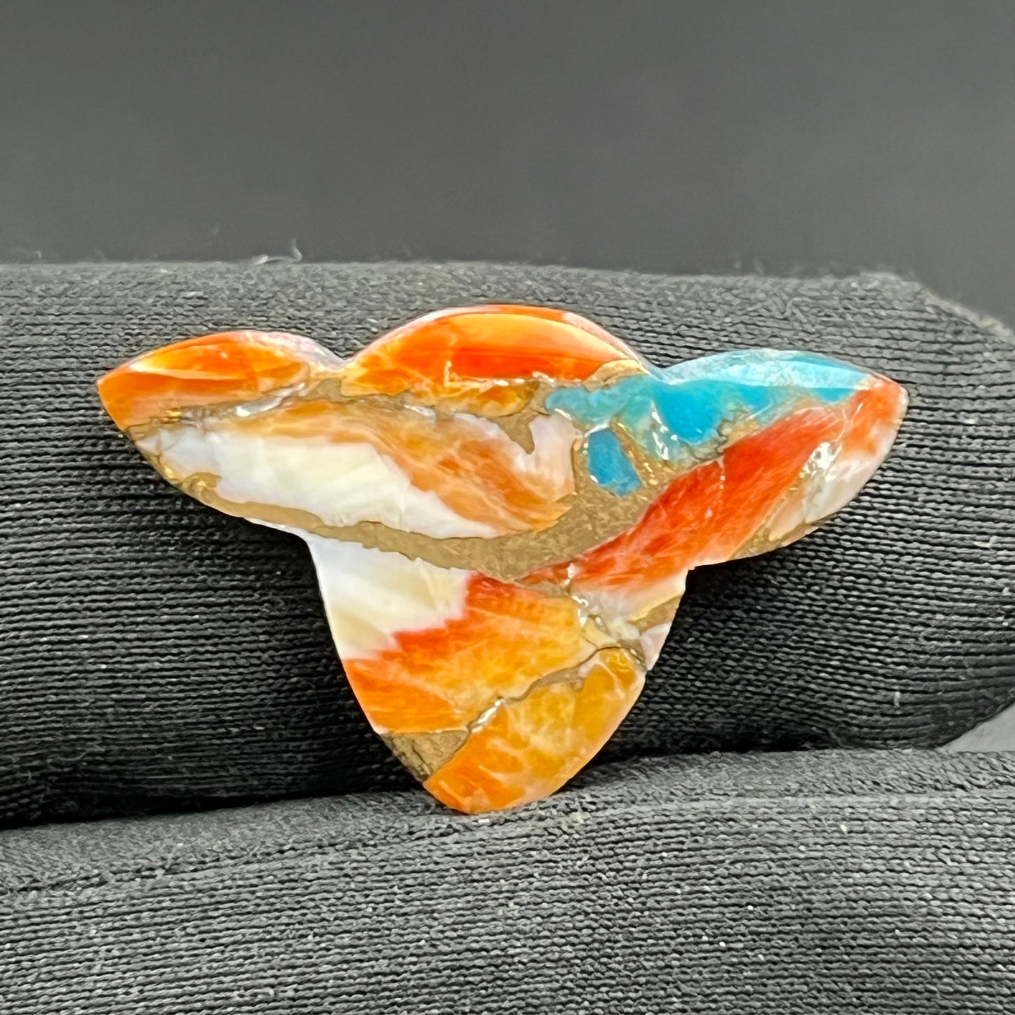 Kingman Spiny Oyster Turquoise - Loose Cab - Cow Head