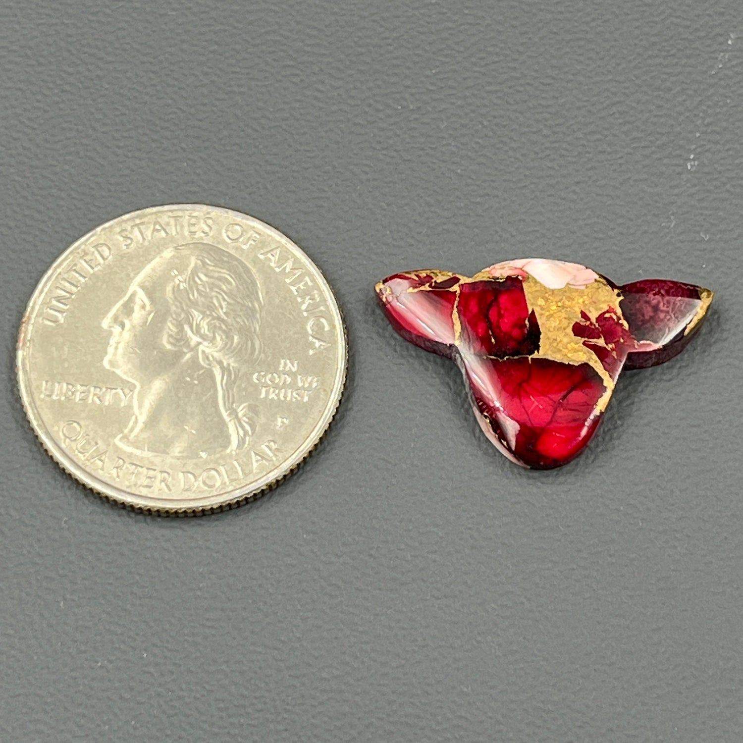 Kingman Red Rose Dahlia - Loose Cab - Cow Head