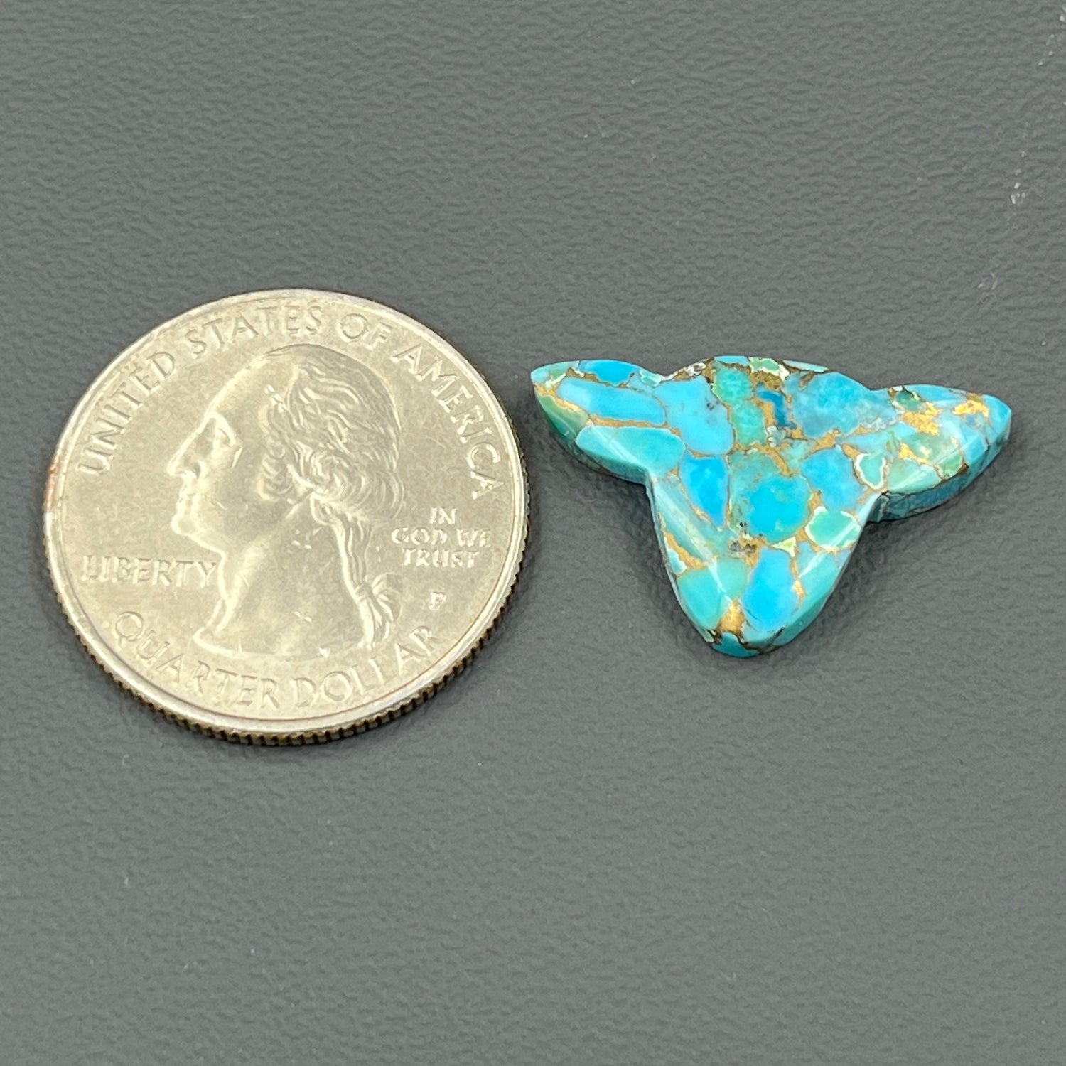 Kingman Blue Copper Turquoise - Loose Cab - Cow Head
