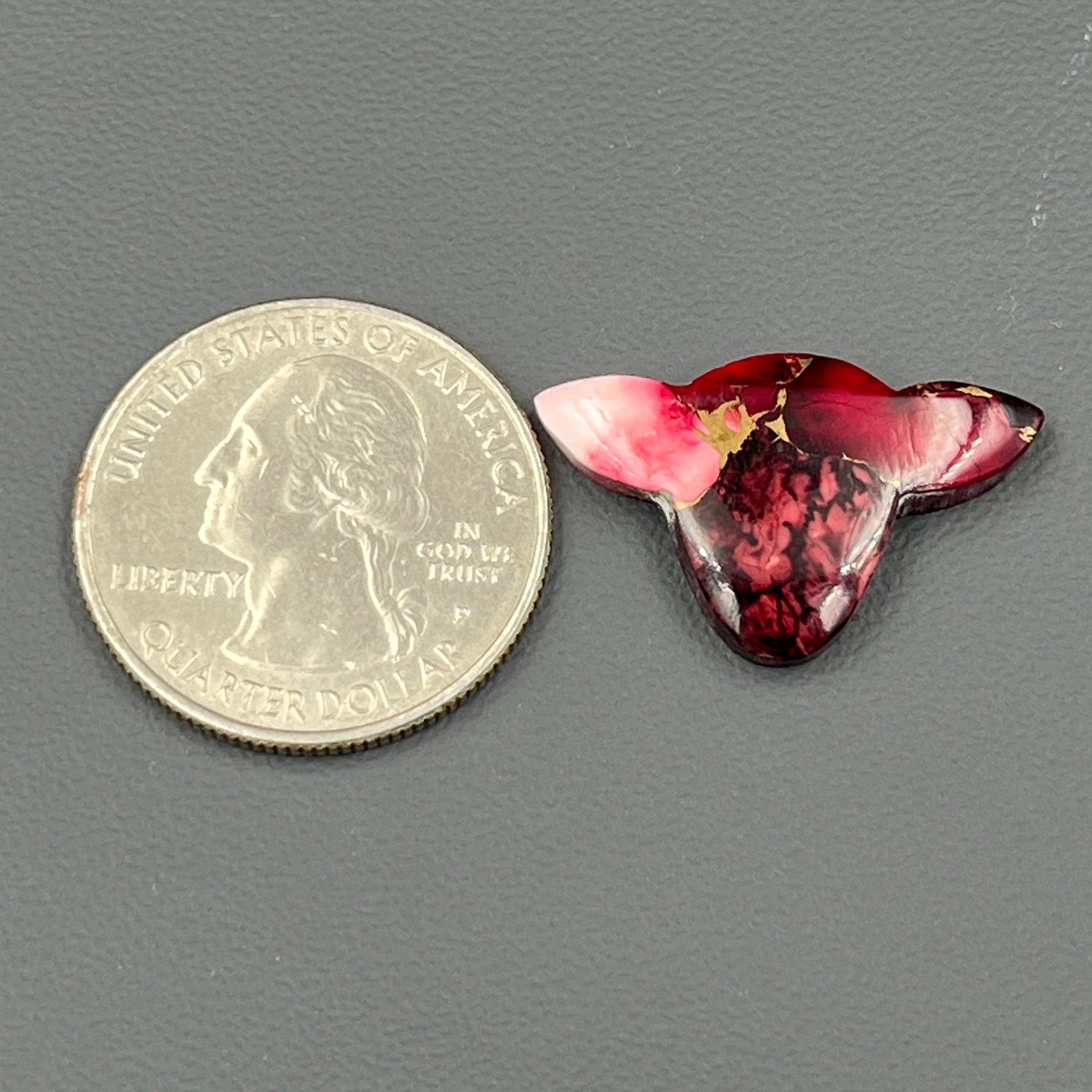 Kingman Red Rose Dahlia - Loose Cab - Cow Head