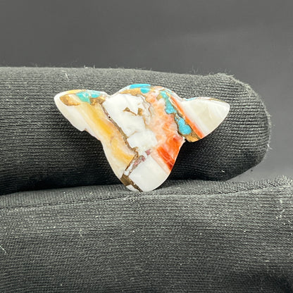 Kingman Spiny Oyster Turquoise - Loose Cab - Cow Head