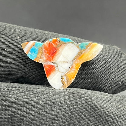 Kingman Spiny Oyster Turquoise - Loose Cab - Cow Head