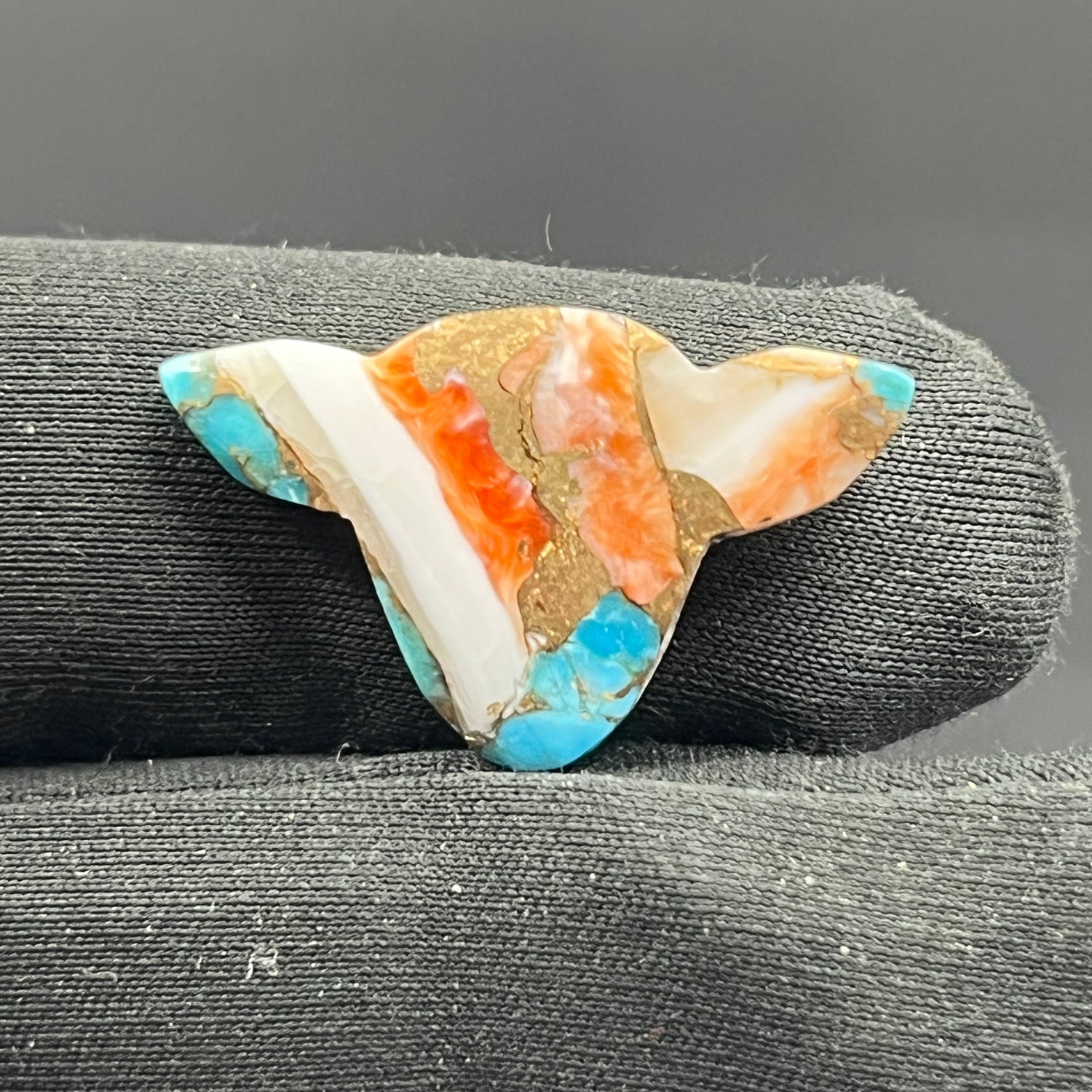 Kingman Spiny Oyster Turquoise - Loose Cab - Cow Head