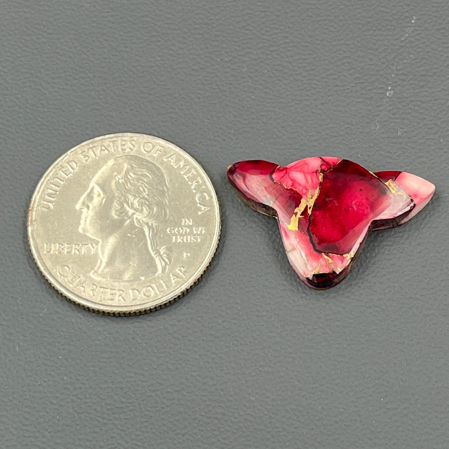 Kingman Red Rose Dahlia - Loose Cab - Cow Head