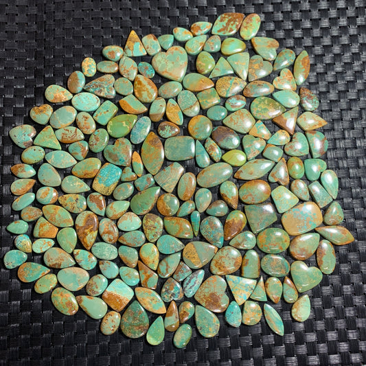 Green Royston turquoise lot