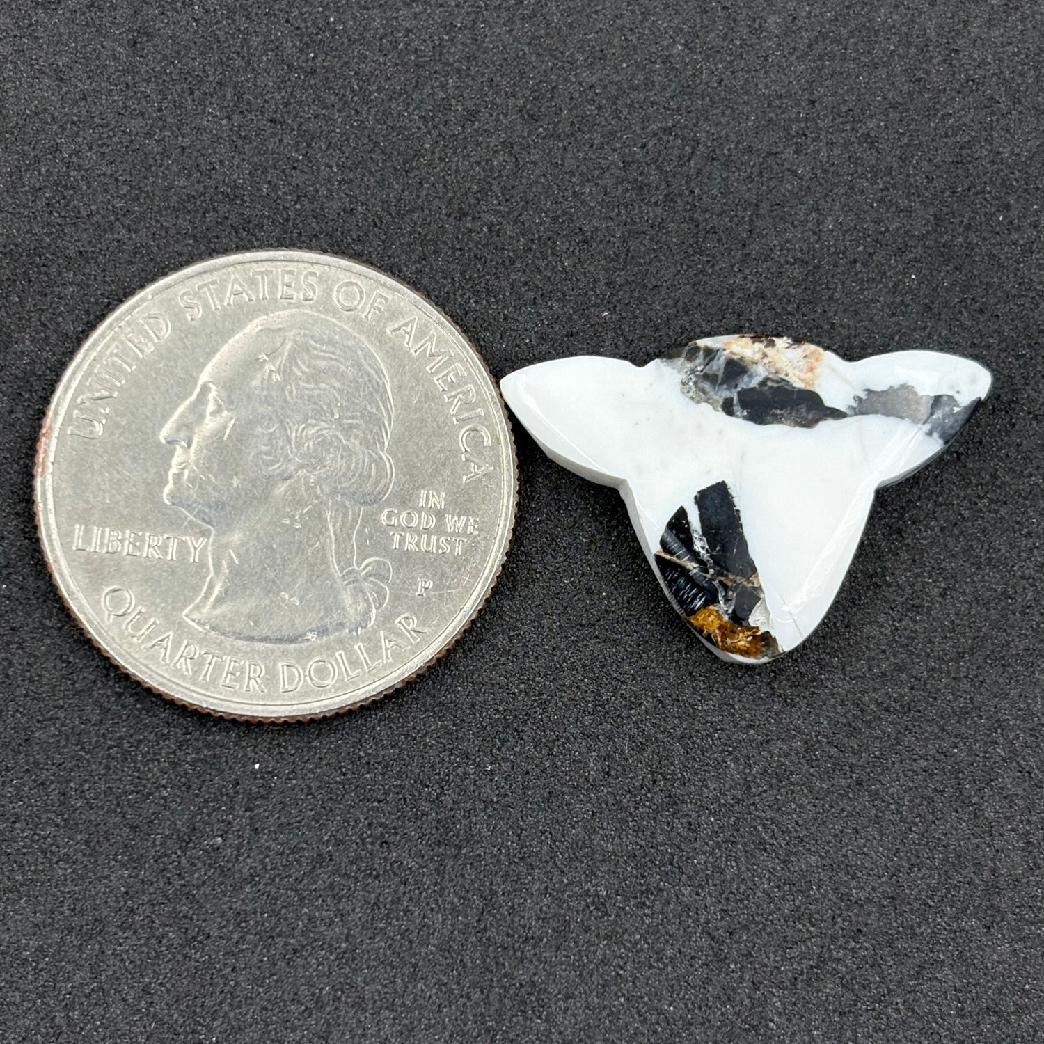 Kingman White Buffalo Turquoise - Loose Cab - Cow Head