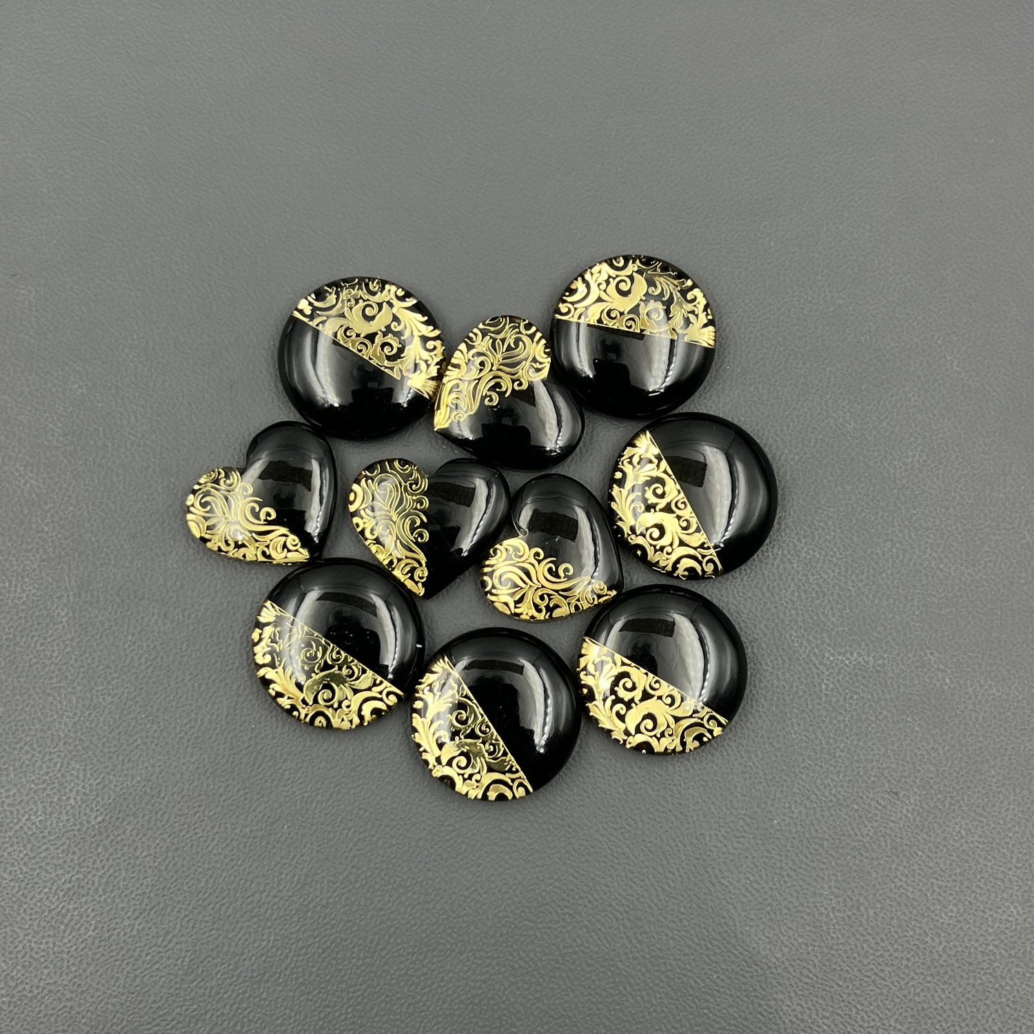 Inlay  Metal Carving- Wholesale Lot - 10 Pcs