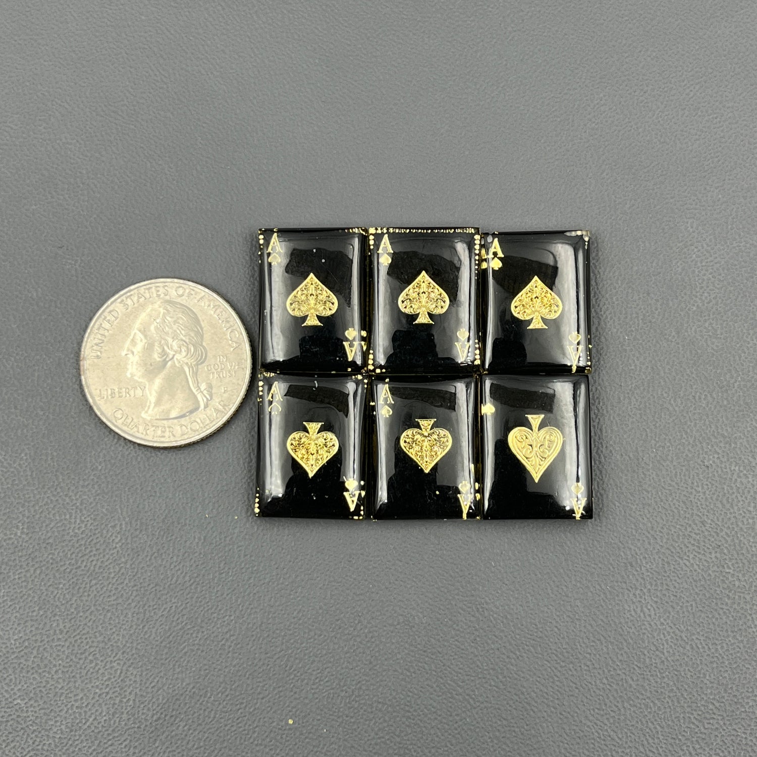 Inlay  Metal Carving- Wholesale Lot - 6 Pcs