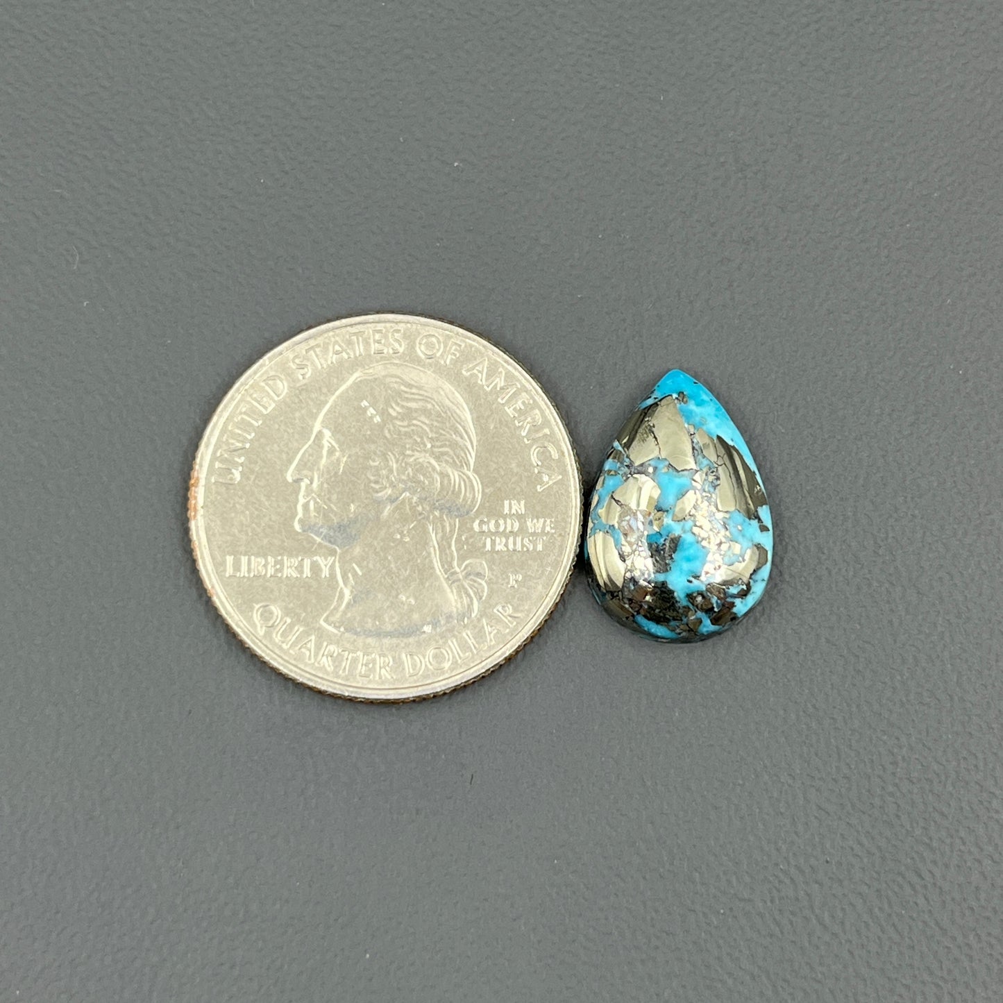 Blue Bird Turquoise Cabochon - Teardrop