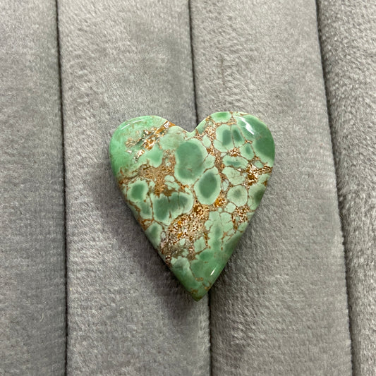 Australian Variscite Cabochon - Heart