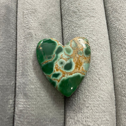 Australian Variscite Cabochon - Heart