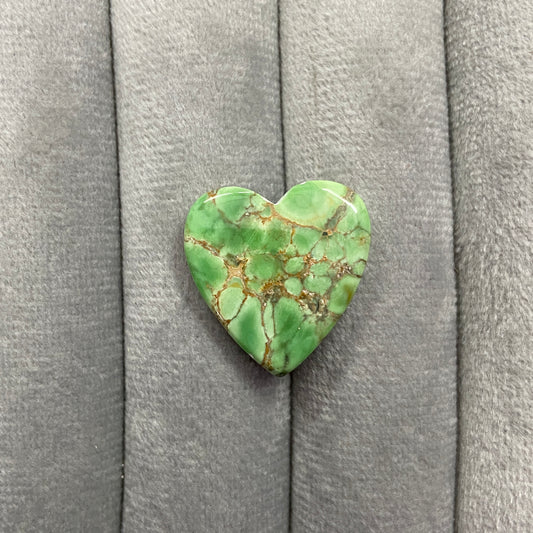 Australian Variscite Cabochon - Heart