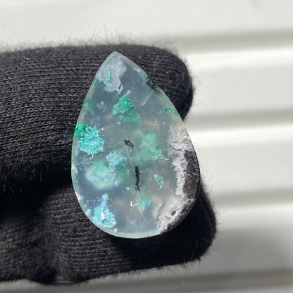 Top Quality Confetti Chrysocolla - Teardrop