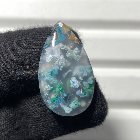 Top Quality Confetti Chrysocolla - Teardrop