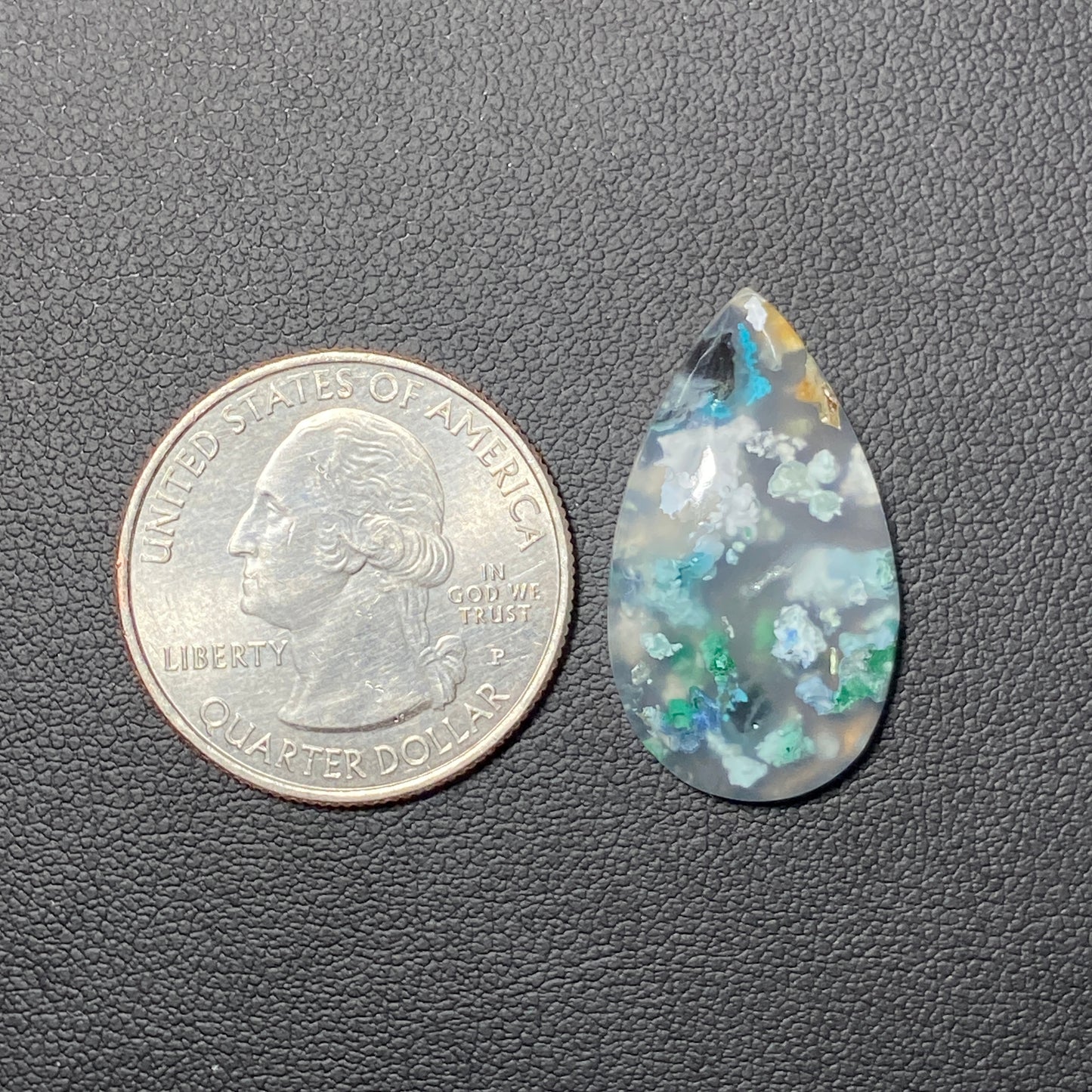 Top Quality Confetti Chrysocolla - Teardrop