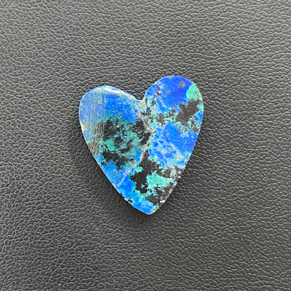 Top Quality Azurite Cabochon - Heart