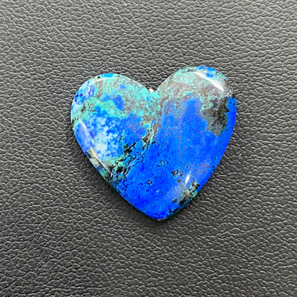 Top Quality Azurite Cabochon - Heart