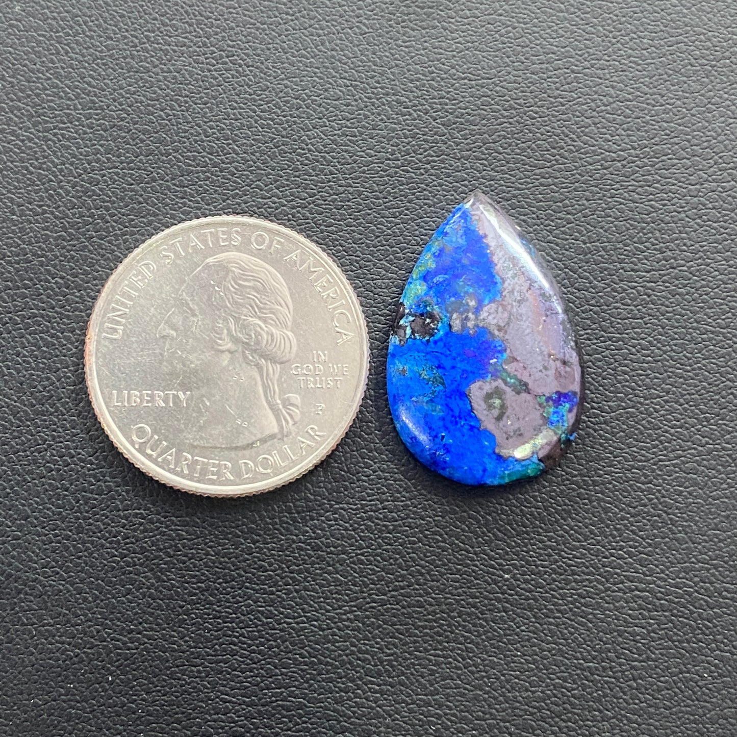 Top Quality Azurite Cabochon - Teardrop