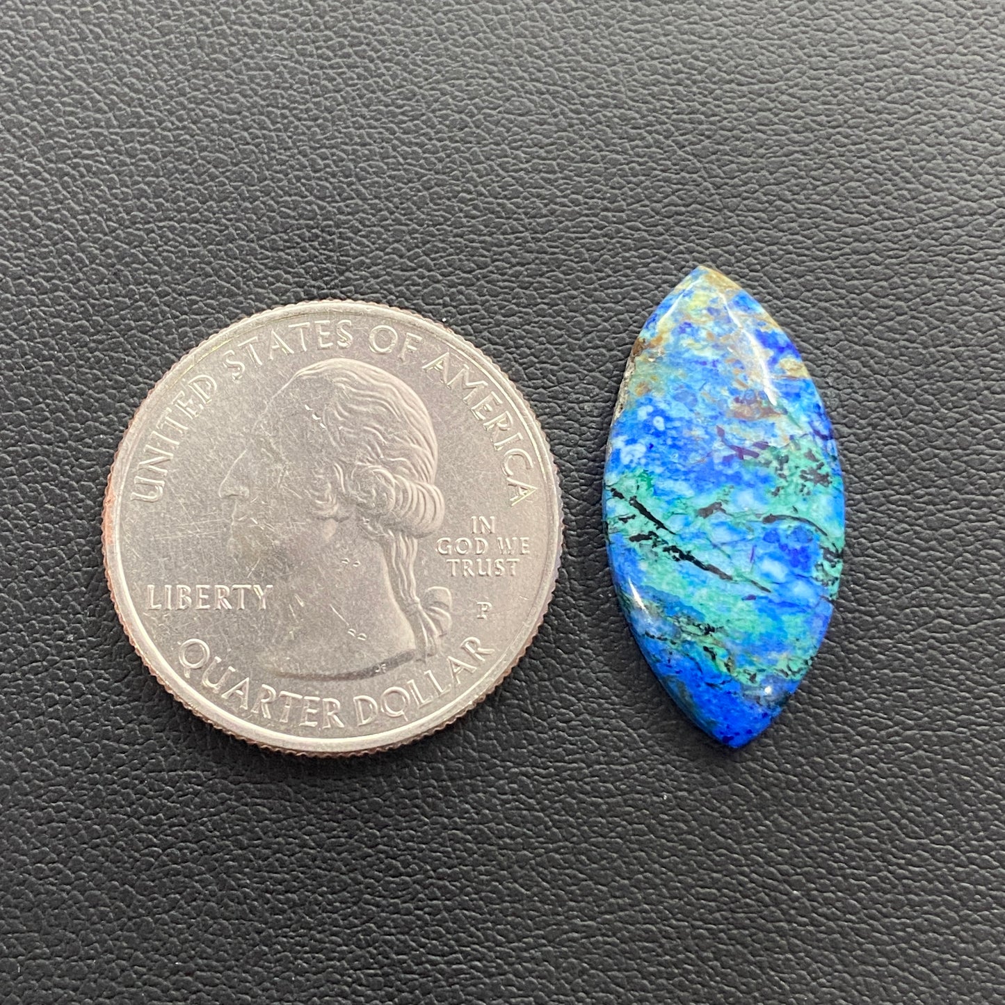 Top Quality Azurite Cabochon - Marquise