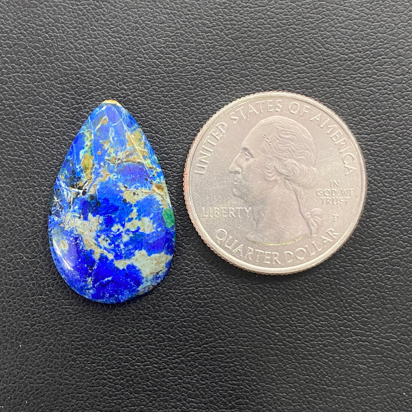 Top Quality Azurite Cabochon - Teardrop