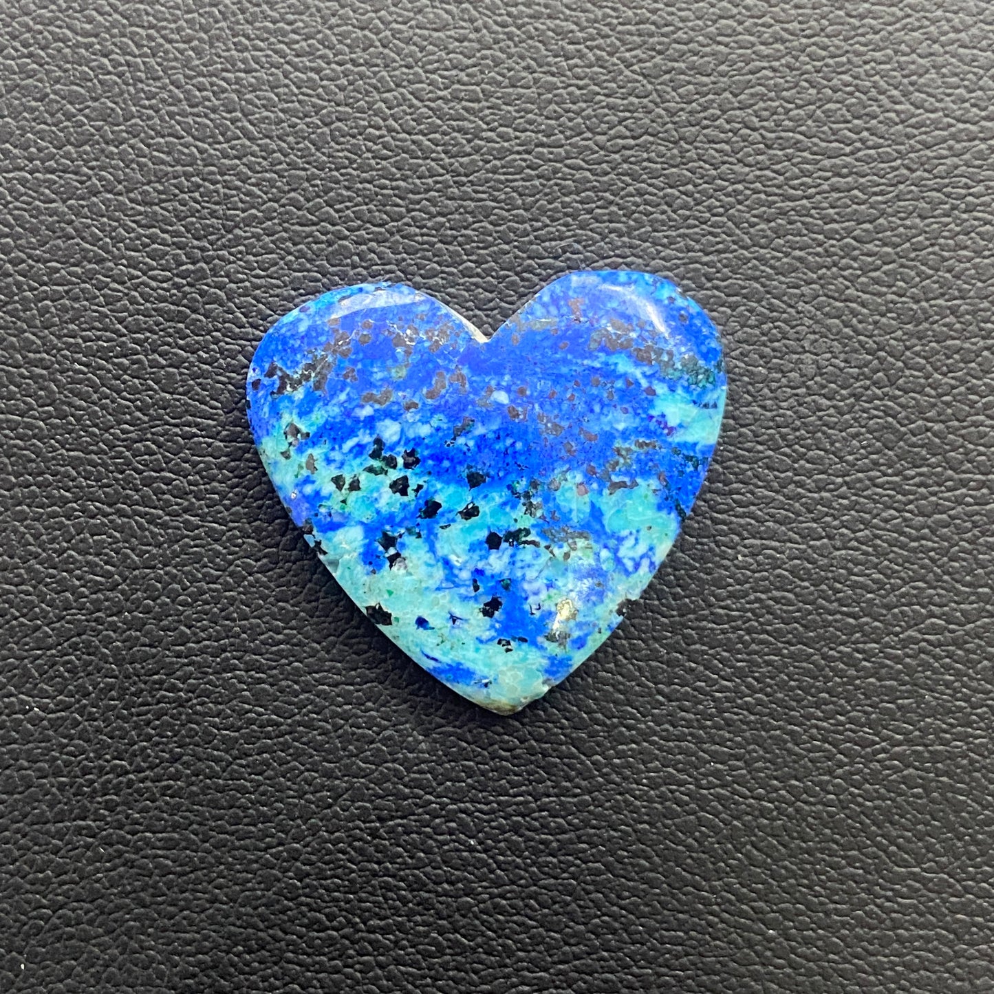 Top Quality Azurite Cabochon - Heart