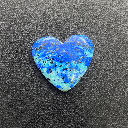 Top Quality Azurite Cabochon - Heart