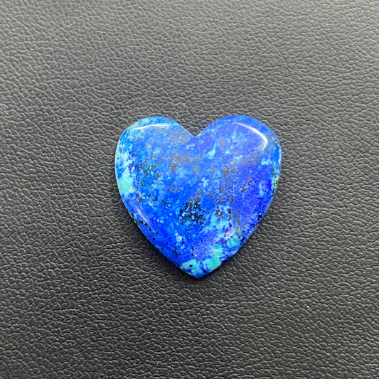 Top Quality Azurite Cabochon - Heart