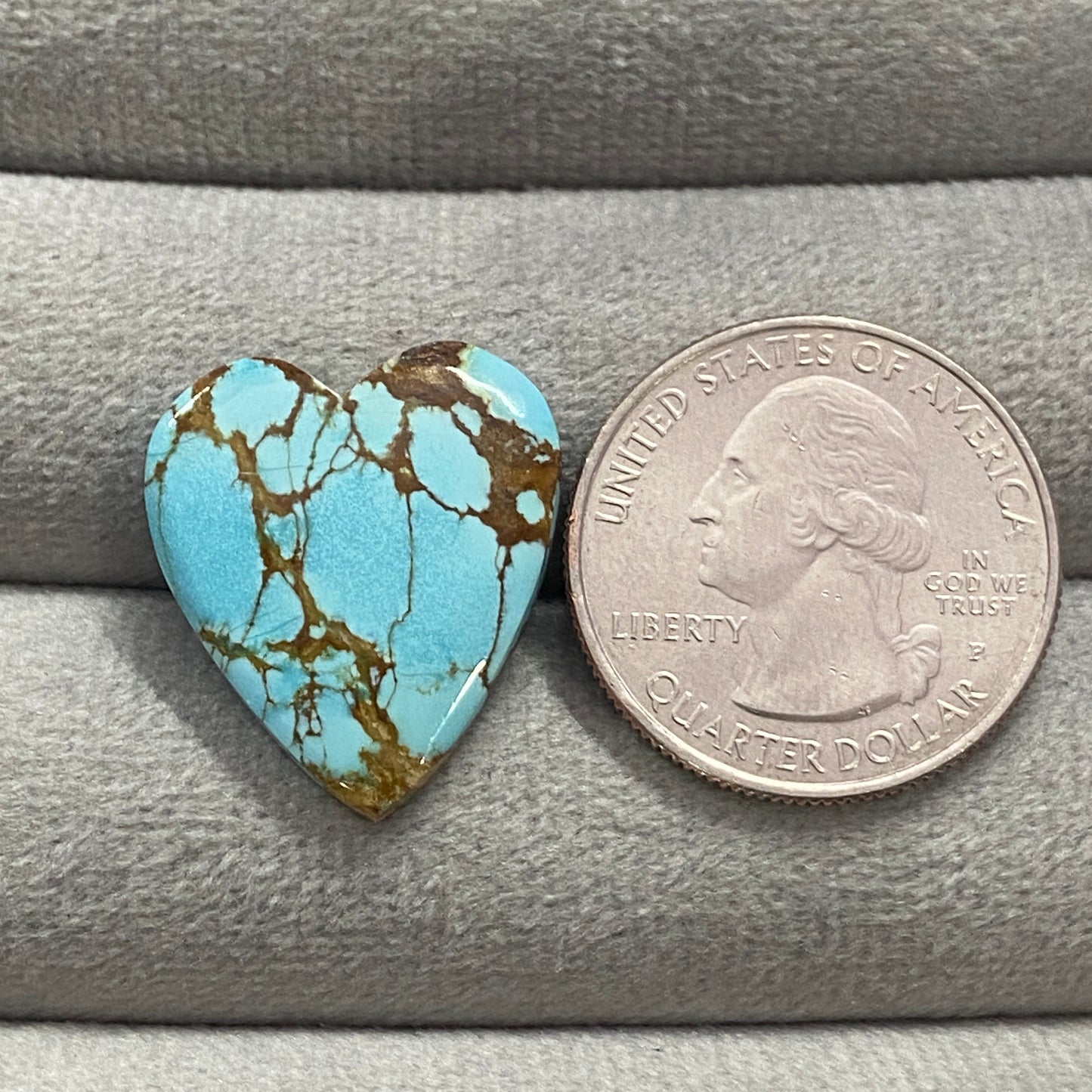 Australian Turquoise Cabochon - Heart