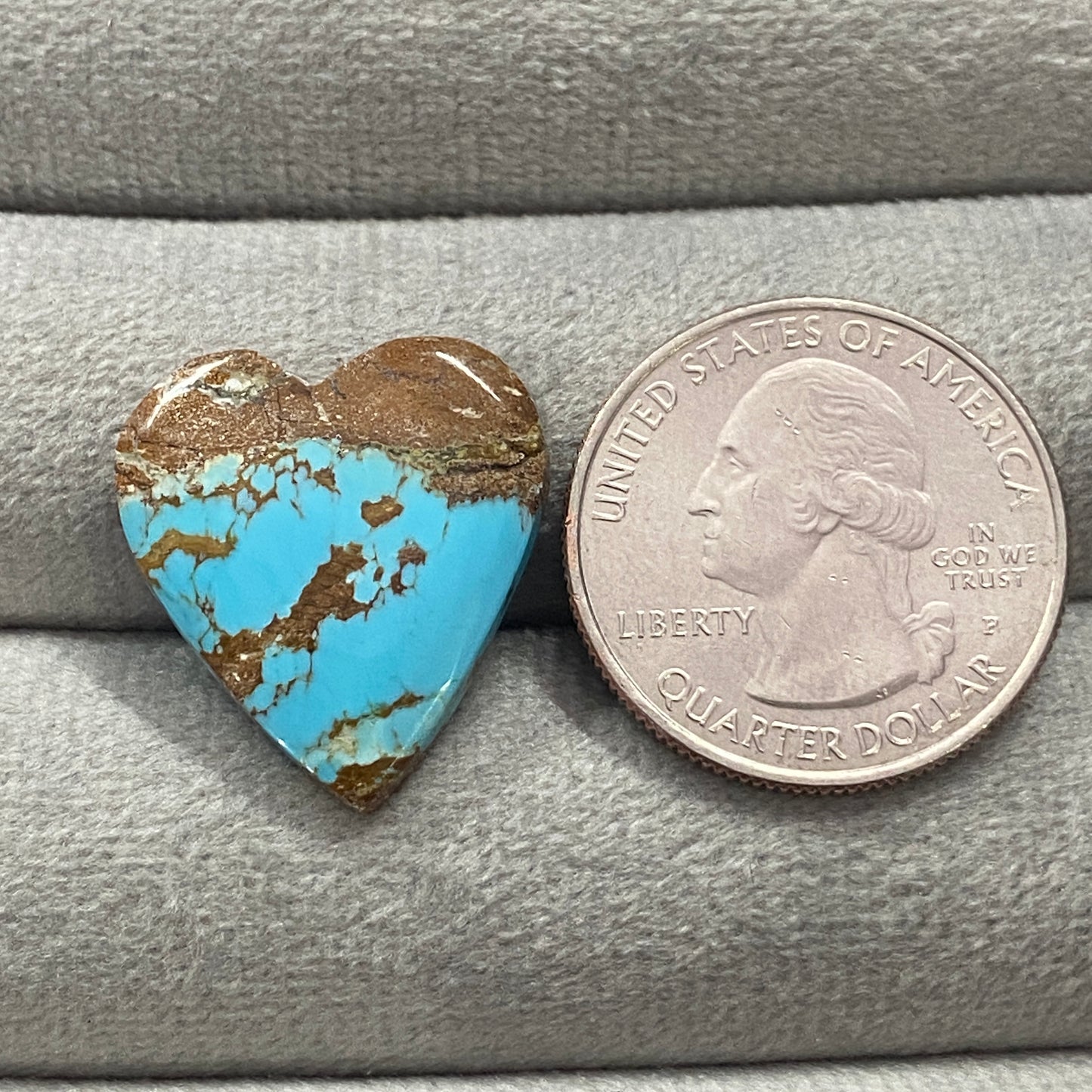 Australian Turquoise Cabochon - Heart