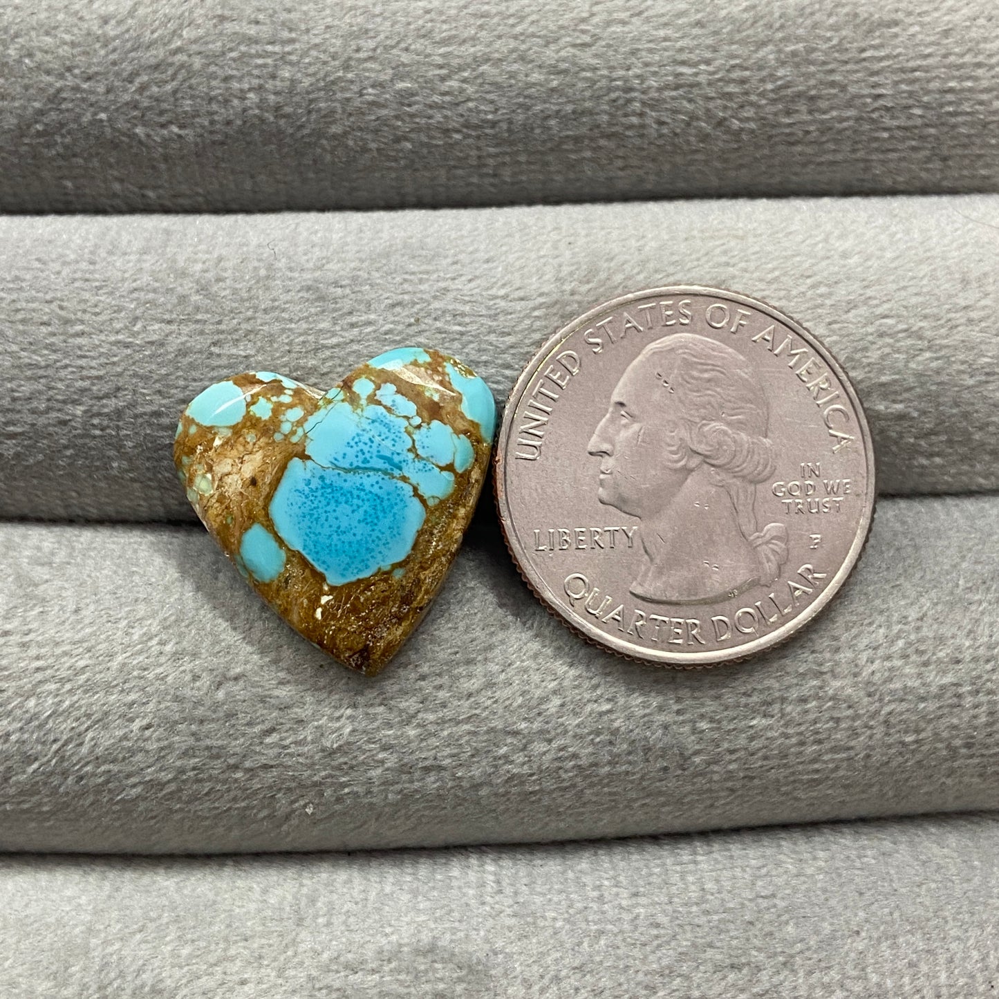 Australian Turquoise Cabochon - Heart