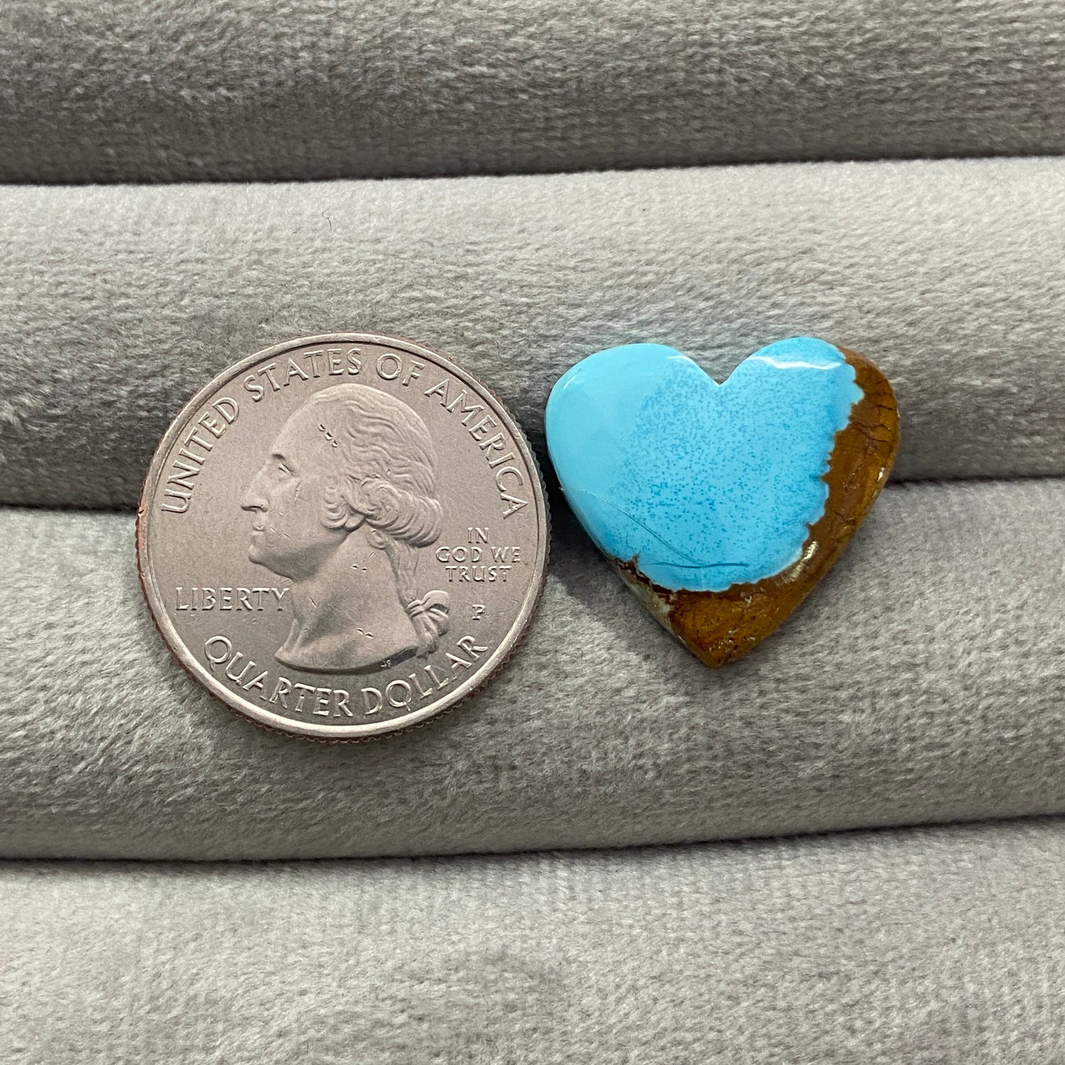 Australian Turquoise Cabochon - Heart
