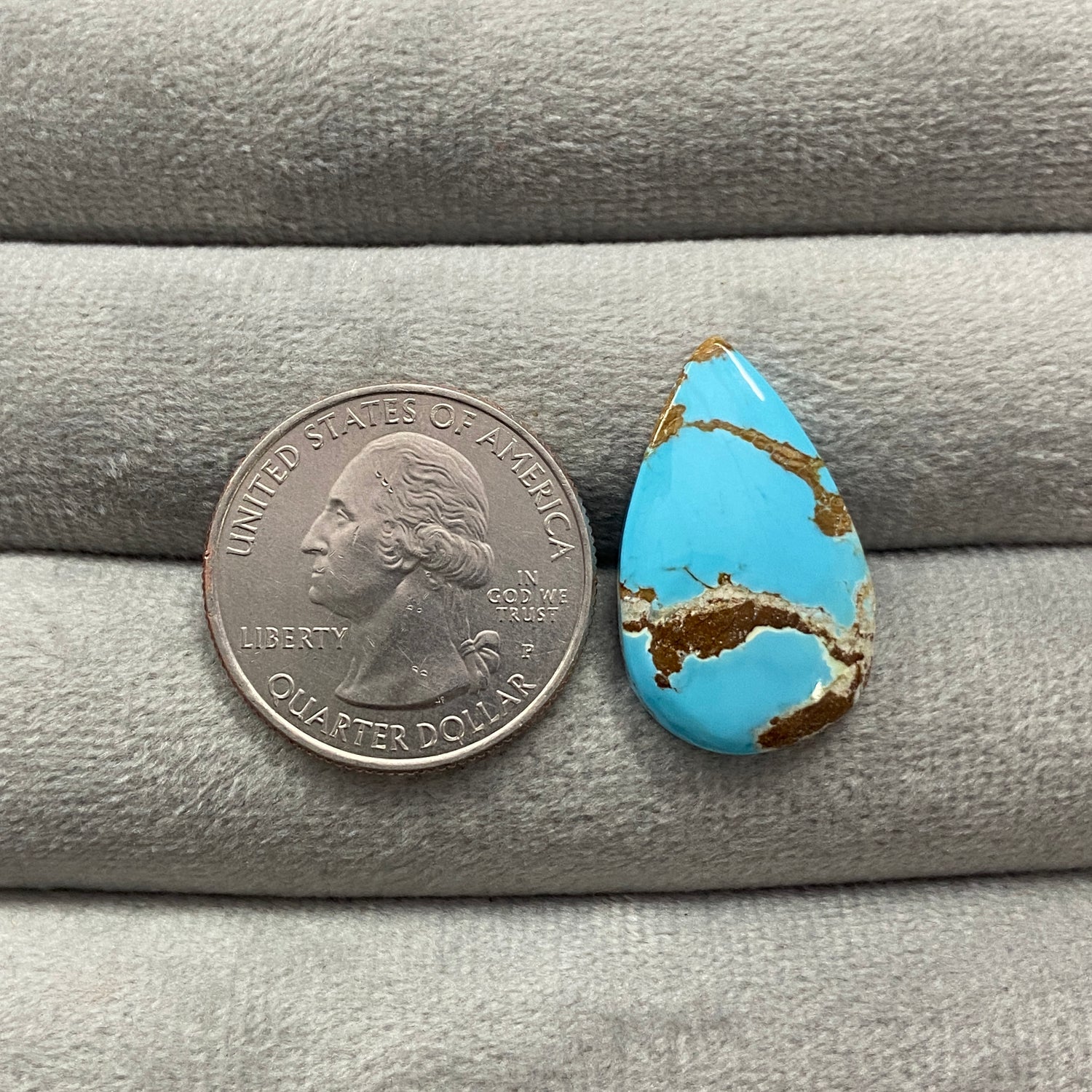 Australian Turquoise Cabochon - Teardrop