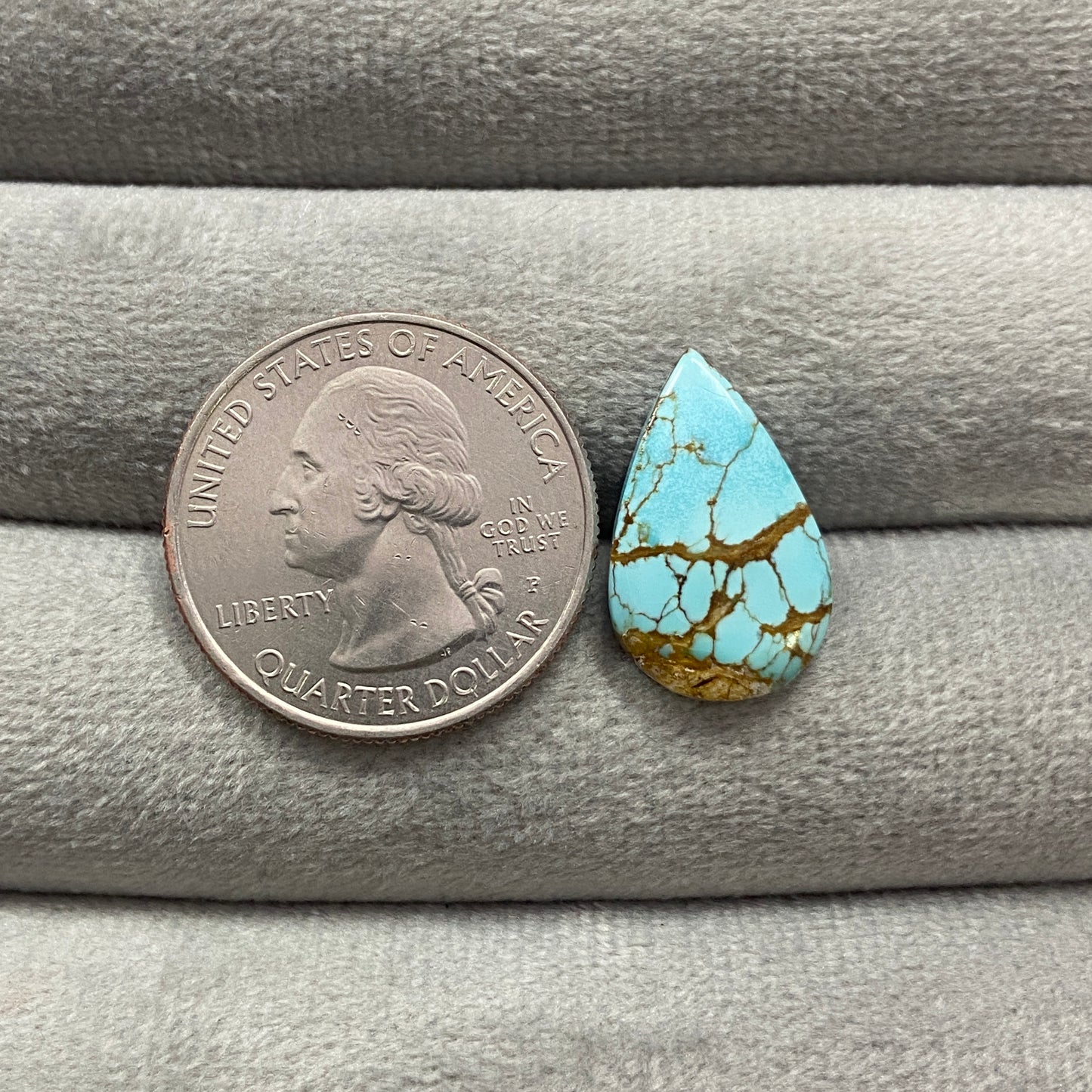 Australian Turquoise Cabochon - Teardrop