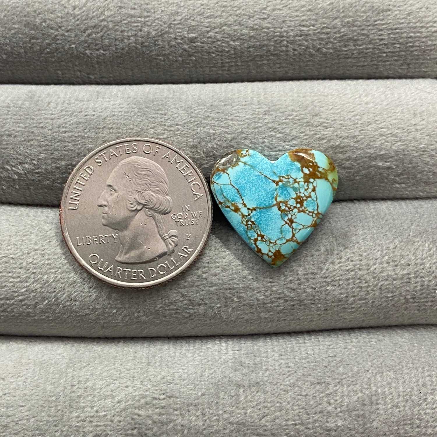 Australian Turquoise Cabochon - Heart