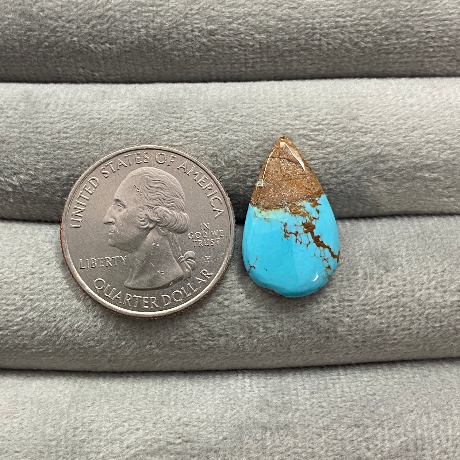 Australian Turquoise Cabochon - Teardrop