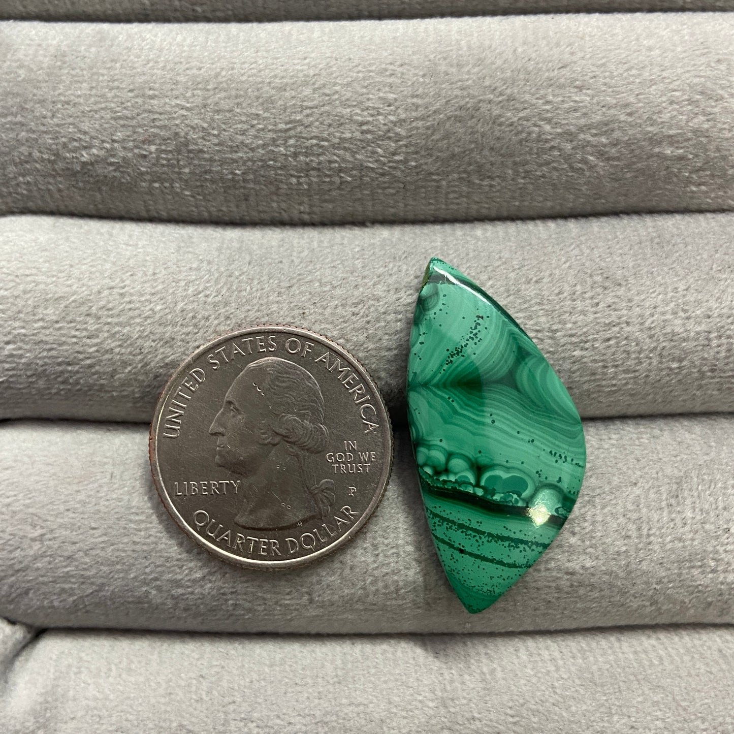 AAA Quality Malachite Cabochon - Tumble