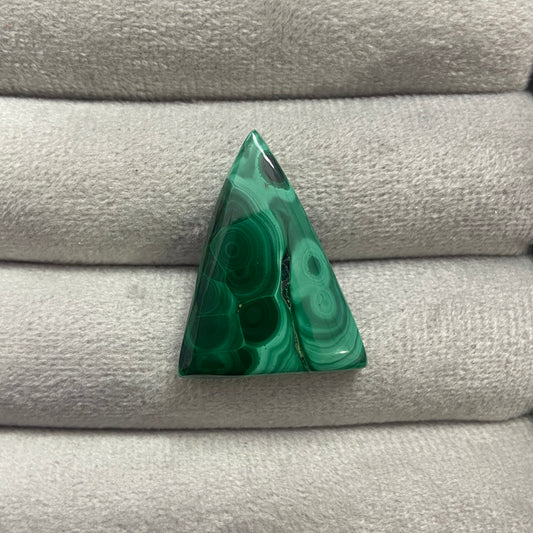 AAA Quality Malachite Cabochon - Triangle