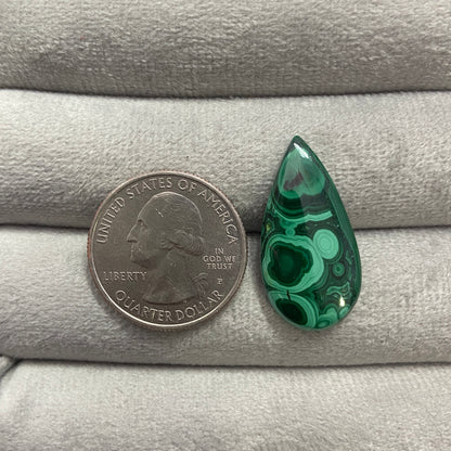 AAA Quality Malachite Cabochon - Teardrop