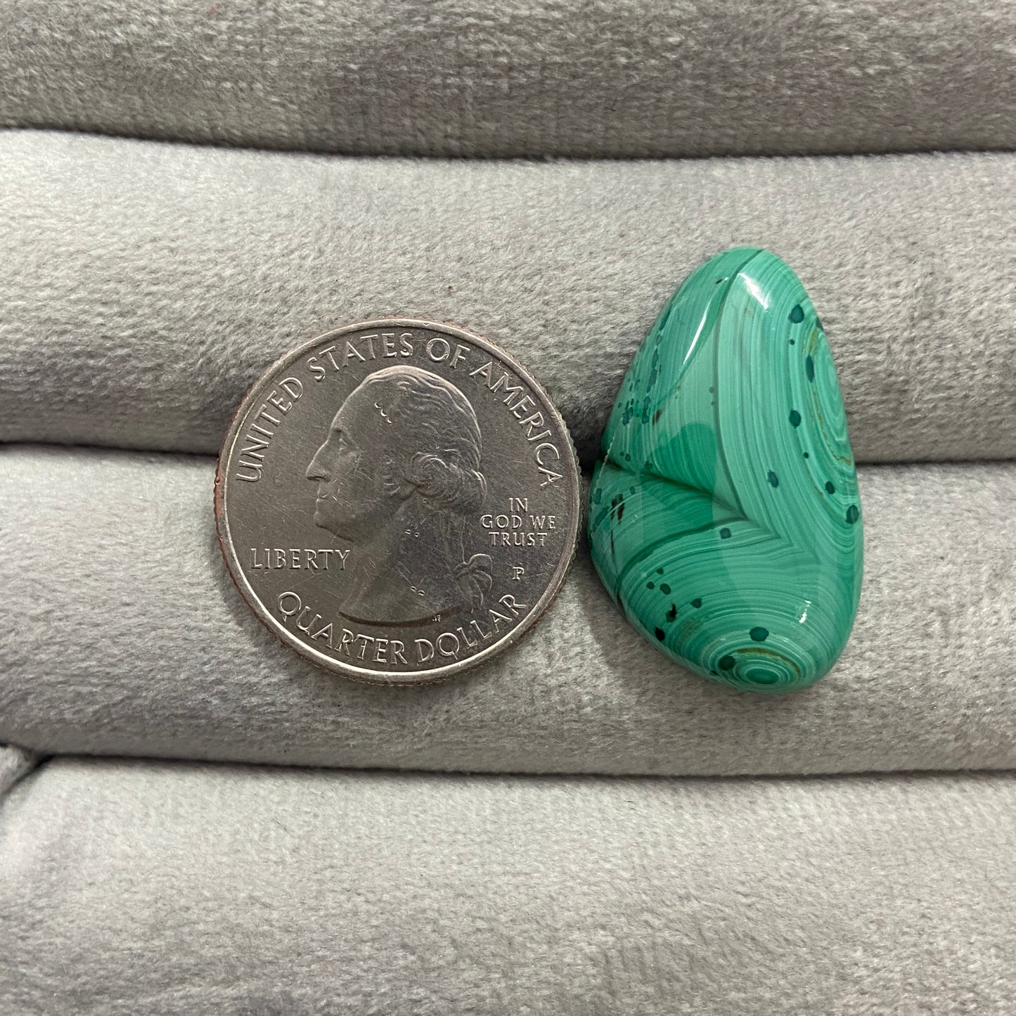 AAA Quality Malachite Cabochon - Tumble