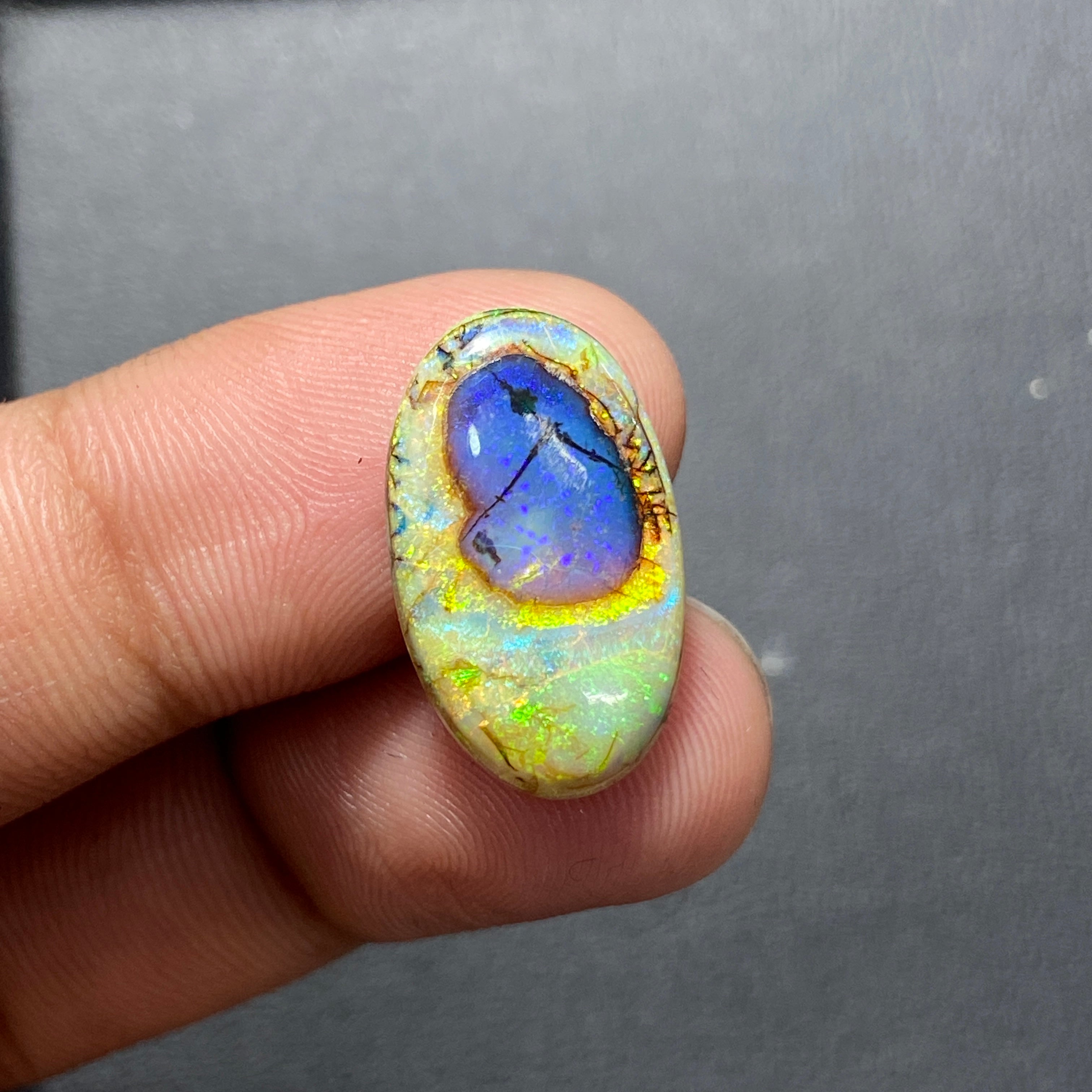 Beautiful Monarch Opal Cabochon Gemstone | Sterling Opal Cabochon | store Oval Shape Cabochon | 22x15x3mm | 4.7Ct