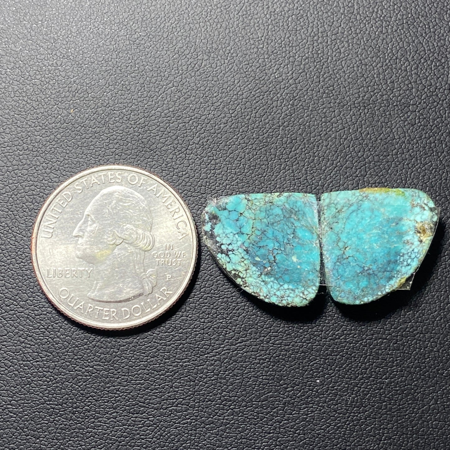 AAA Hubei Turquoise Pair - Pear