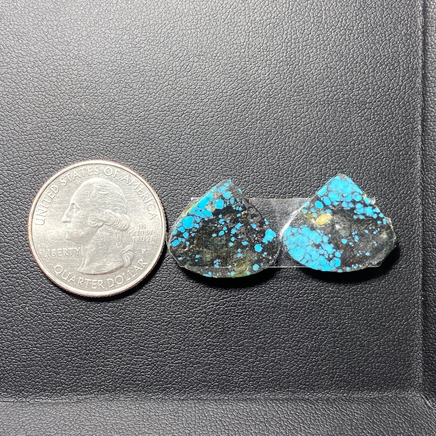 AAA Hubei Turquoise Pair - Teardrop