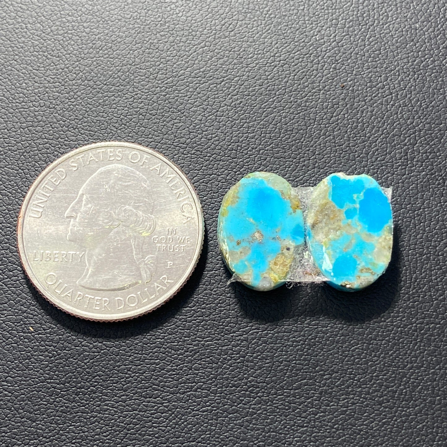 AAA Arizona Turquoise Pair - Oval