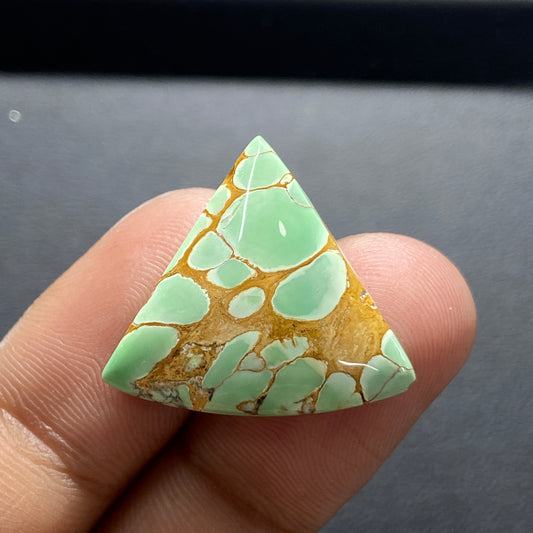 Variscite Green Turquoise Cabochon - Triangle