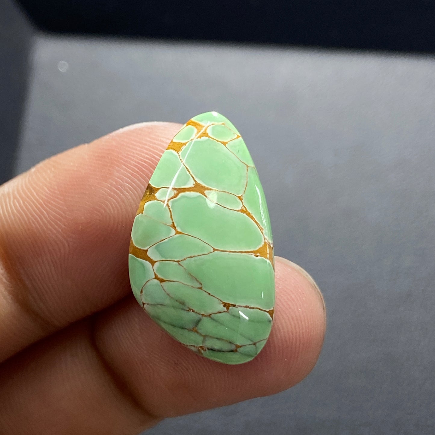 Variscite Green Turquoise Cabochon - Tumble