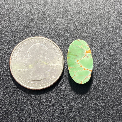 Variscite Green Turquoise Cabochon - Oval