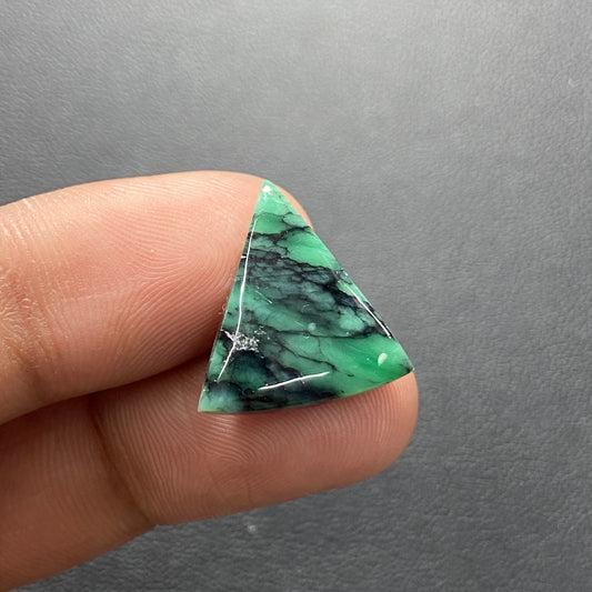 Black Bridge Variscite Gemstone - Triangle